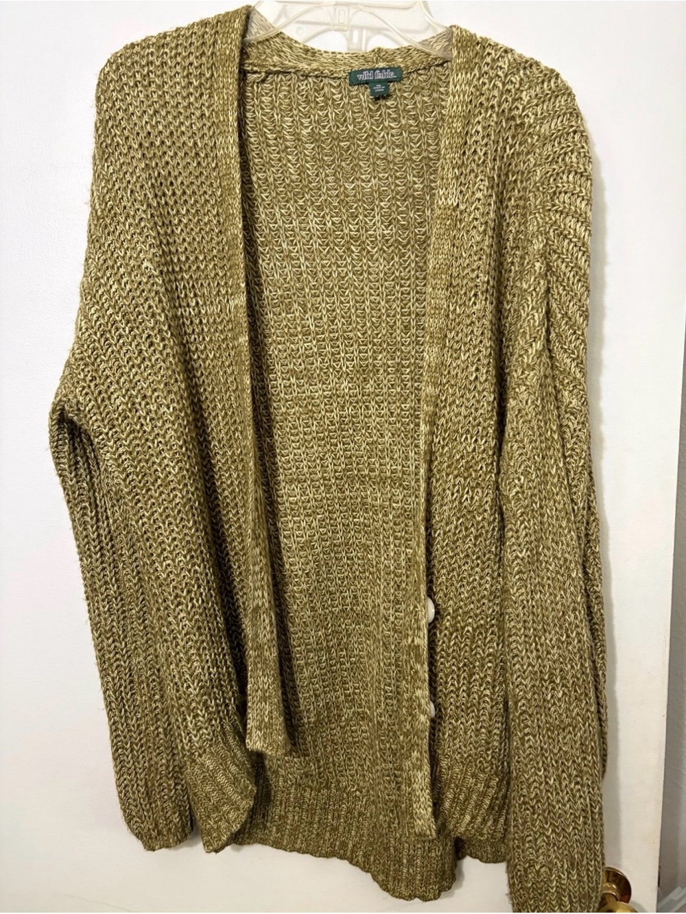 Wild Fable Women's Olive green Knit Button Front Cardigan Sweater xsmall